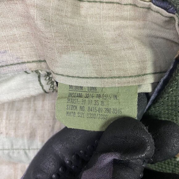 Trousers Hot Weather Woodland Camo Pattern Combat Mens Medium Long Military Pant - Picture 11 of 16